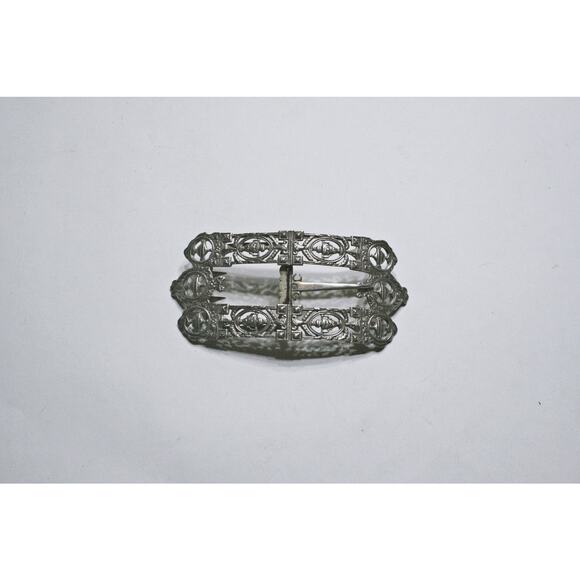 Antique German Hanau Silver Buckle main image 4